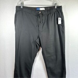 Old Navy Weekender Pants Mens XLT XL Tall Charcoal Gray Stretch Straight New